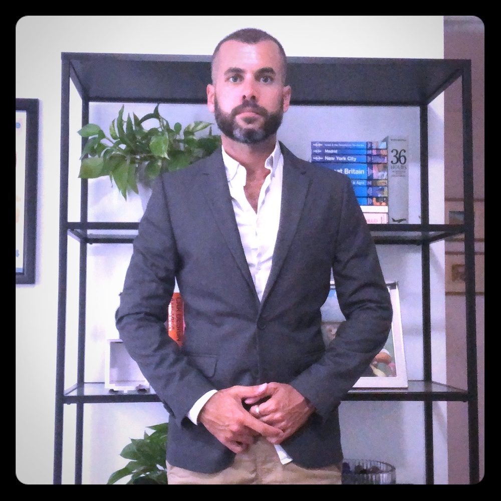 H&M dark grey jacket